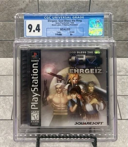Ehrgeiz God Bless the Ring Black Label CGC 9.4 A+ PS1 Sealed Graded - Bild 1 von 2