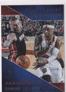 2015-16 NBA Basketball Panini No. 27 Damian Lillard Team Leaders - Picture 1 of 2