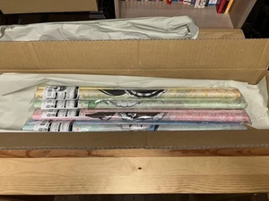 Senran Kagura B2 Tapestry Bondage Maid ver. Set of 4 Toki Fubuki Hikage Yumi New - Picture 1 of 6