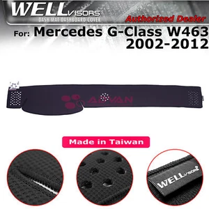 Dash Mat Cover Black For Mercedes Benz 2002-2012 G-Class WELLvisors 3-886MB028 - Foto 1 di 11