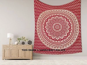 Ombre Mandala Tapestry Indian Hippie Wall Hanging Throw King Size Bedspread Dorm - Picture 1 of 2