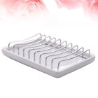  Soap Container Bathroom Dish Ceramic Drainer Stainless Steel