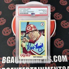 1978 Ray Knight Topps #674 Autographed PSA AUTO Authentic 