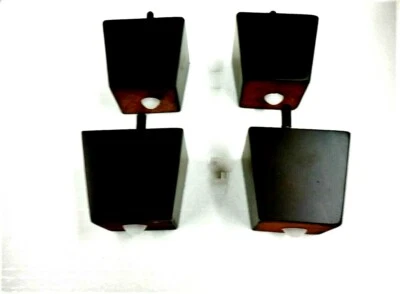 2 3/4" Walnut Finish Solid Wood Pyramid Leg (4154) Sofa Chair Loveseat - 4 Legs - Image 1 of 3