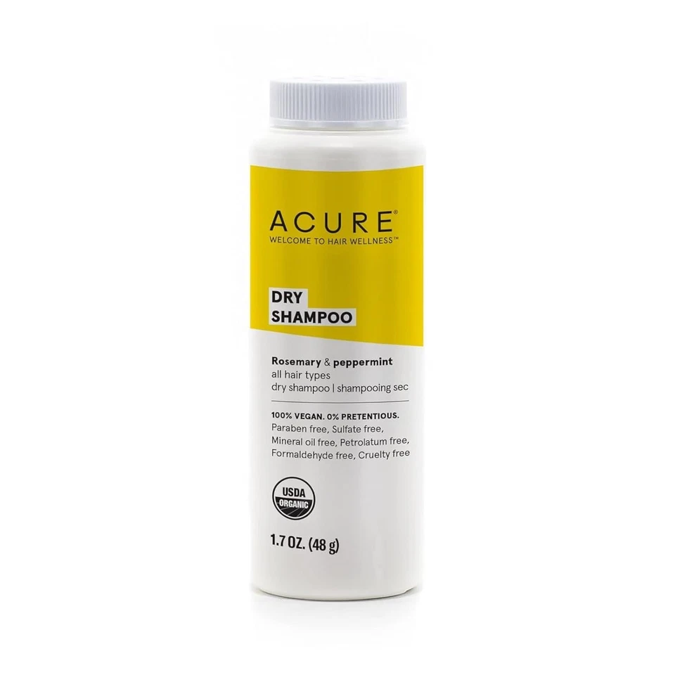 ACURE Dry Shampoo All Hair Types  100% Vegan Rosemary & Pepermint w/Free Gift - Image 1 of 1