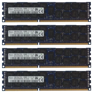 64GB Kit 4X 16GB HP Proliant BL680C DL165 DL360 DL380 DL385 DL580 G7 Memory Ram - Picture 1 of 1