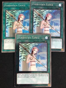 YUGIOH FORBIDDEN LANCE NKRT-EN042 PLATINUM X3 (NM) - Picture 1 of 1