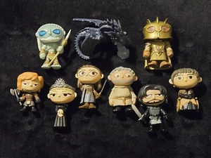 Game of Thrones Funko Mystery Mini LOT OF 9 GOT DRAGON EXCLUSIVE MOUNTAIN BRAN - Picture 1 of 11