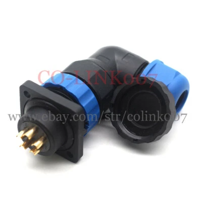 SD20 5pin Aviation Connector,IP68 Waterproof Electric Bulkhead Motor Charge Plug - Image 1 of 2