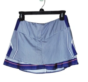 Lucky In Love Striped Tennis Golf Skort Kinetic Energy Flip Size Medium - Picture 1 of 11