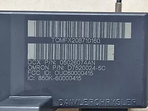 CHRYSLER/DODGE/JEEP SKIM IMMOBILIZER TRANSCEIVER MODULE P/N 05026074AN - Picture 1 of 9