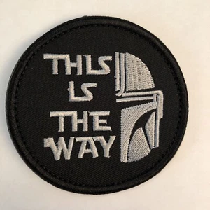 This is the way Hook Patch Tactical Military Army Mandalorian Star wars Badge - Bild 1 von 4