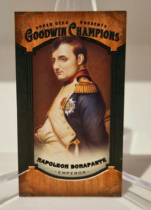 2014 Goodwin Champions NAPOLEON BONAPARTE #134 GREEN Mini Lady Luck Back