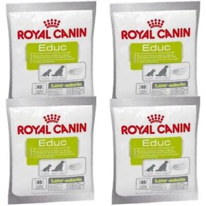 4 x Royal Canin Educ Dog Puppy Training Reward Snack Treat - Low Calorie - 50g