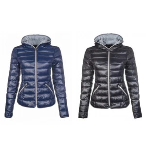 Giacca trapuntata donna ELLA SHINE RL24 nera blu scuro XS-L giacca equestre transizione navy