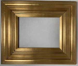 Vintage Fine Gilt Picture Frame Mannys of Denver Plien Air Fits 9" X 12" - Picture 1 of 20