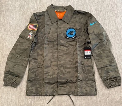 Men’s Size Large Nike Carolina Panthers Salute To Service Repel Snap Jacket NWT - Image 1 of 4