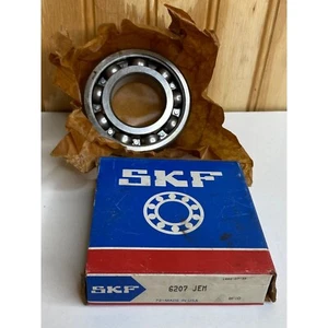 SKF 6207 JEM Single Row Deep Ball Bearing 72-Made In USA 2 3/4" NOS - Picture 1 of 6