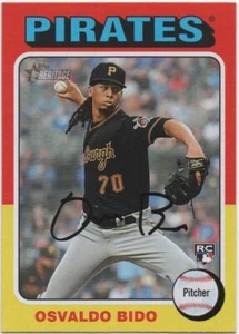 Oswaldo Bido 2024 TOPPS HERITAGE BASEBALL Base RC #496 Pirates - Picture 1 of 2