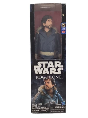Figura de acción Disney Hasbro Star Wars Rogue One Capitán Cassian Andor 12" Edad 4+ Foto 1 de 2
