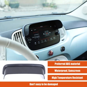 GPS Navigation Cover Hood Sun Visor Sunshade For Fiat 500 Abarth 595 695 2023 - Picture 1 of 24