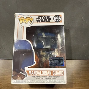 Funko Pop! Star Wars: The Mandalorian Guard #695 EE Exclusive W/ Protector - Picture 1 of 10