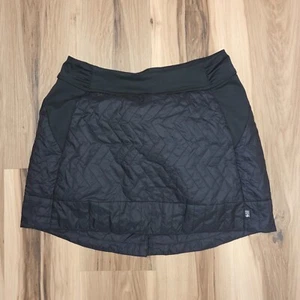 Mountain Hardwear Women's M Trekkin Insulated Mini Skirt Black Quilted Snow - Picture 1 of 10