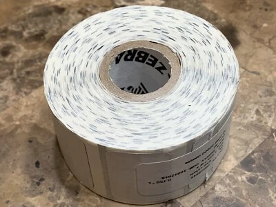 1,300 Zebra Technologies Direct Thermal Labels 1 1/8" x 3/4" (2 rolls) #10018944 - Image 1 of 4