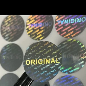 36 x LARGE SECURITY SEAL, TAMPER EVIDENT void stickers, 25mm x 25mm hologram - Picture 1 of 2