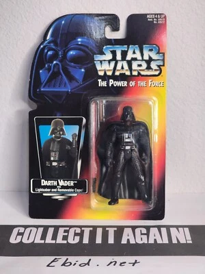 Star Wars 1995 POTF Tarjeta Roja Darth Vader Sable Largo .00 c85 Foto 1 de 4