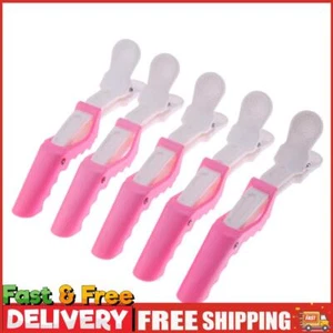 5pcs Plastic Hair Clip Section Alligator Clip Hairdressing Clamps Claw for Salon - Picture 1 of 4