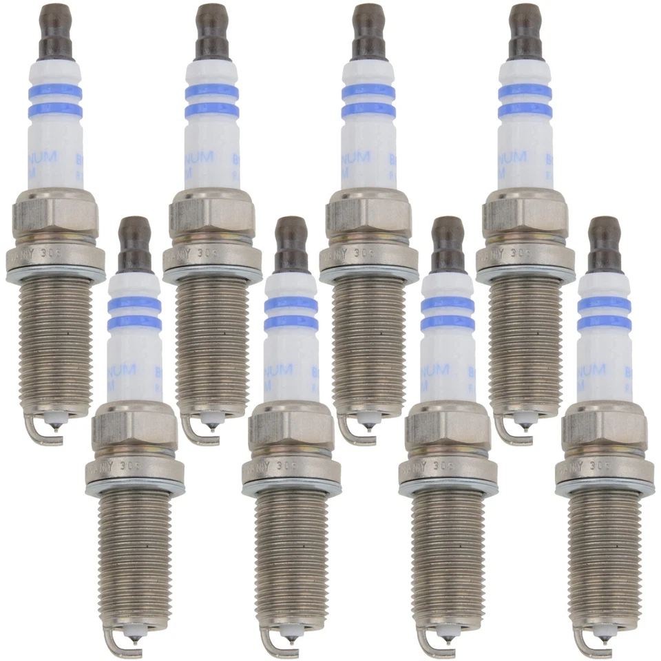 Комплект из 8 двойных платиновых свечей зажигания Bosch для Porsche Cayenne Panamera 4,8 л V8 - Изображение 1 из 1