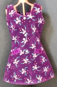 1997 Mattel Barbie & Kelly Matchin' Styles Fashion Avenue Purple Floral Dress - Picture 1 of 4