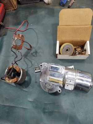 55 56 57 CHEVY PONTIAC CHROME PLATED Electric Wiper Motor BEL AIR BONNEVILLE 150 - Image 1 of 4