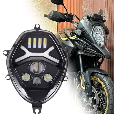Lâmpada de cabeça DRL conjunto de farol LED DRL para Suzuki V-Strom 650 1000 DL650 DL1000 - Imagem 1 de 4