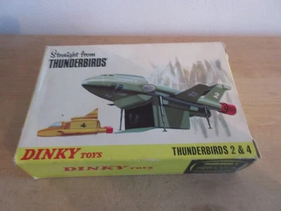 Dinky 101 Thunderbird 2 & 4 - Excellent near mint Condition with VG Original Box - Image 1 of 4