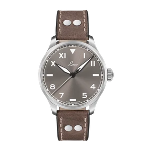 Laco 862170 Pilot Watches Basic Augsburg 42mm Taupe California Dial Automatic - Picture 1 of 2
