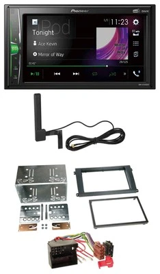 Pioneer MP3 DAB AUX 2DIN Bluetooth Autoradio für Porsche Cayenne 2007-2010 - Bild 1 von 4