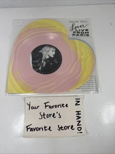 Taylor Swift Lover (Live From Paris) Heart Shaped Vinyl RARE! LE! IN HAND! - Picture 1 of 3