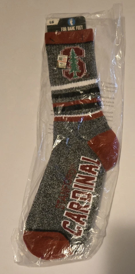 Calcetines cortos jaspeados de 5 estrellas de los Stanford Cardinals de la NCAA para hombre talla grande Foto 1 de 4