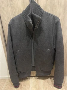 Gucci Wool Zip-up Blouson Men’s Jacket Size 46 Used - Picture 1 of 7