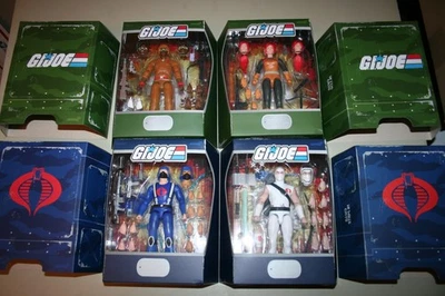 GI JOE Ultimates Super 7 series 3 - Doc Scarlett Cobra Soldier Storm Shadow - Image 1 of 4