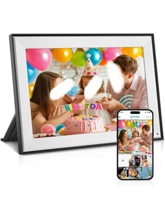 10.1 Inch WiFi Digital Picture Frame 32GB Storage, 1280x800 IPS HD Touch Screen  - Picture 1 of 4