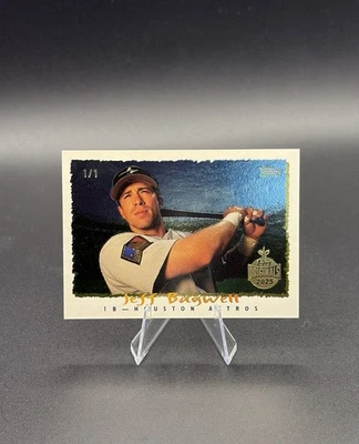 Topps Originals Jeff Bagwell 1/1 1995 Topps Throwback 2025 Foto 1 de 2