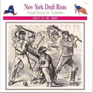 Tarjetas GUERRA CIVIL NEW YORK DRAFT DISTURBIOS Edición Atlas 1993 envío gratuito - Imagen 1 de 2
