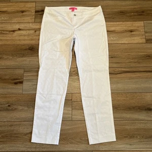 Lilly Pulitzer Kelly Skinny Ankle Pant SZ 12 Resort White Pants NWT - Picture 1 of 12