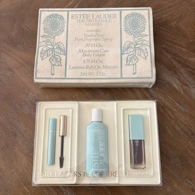 Kit de Belleza Vintage Estee Lauder The Difference Makers Hecho en EE. UU. NUEVO Leer Foto 1 de 4