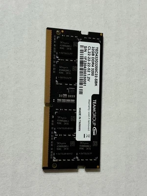 Team Group 32GB DDR4 Laptop SO DIMM 3200MHz - Image 1 of 2