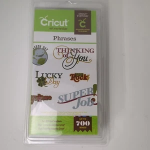 Cricut Shapes Cartridge Phrases Images New Sealed Not Linked - Picture 1 of 4