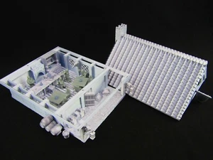 Edificio Taverna Bar Arredato con Patroni Scatter Terrain Scenario Stampato in 3D Mini - Foto 1 di 12